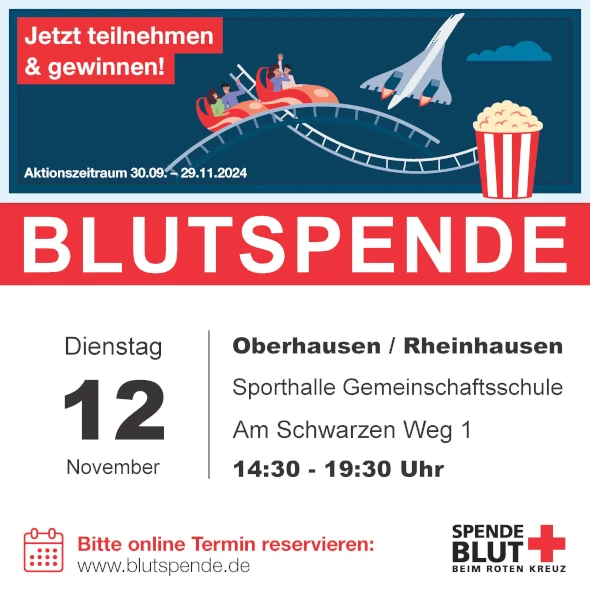 Blutspende Oberhausen-Rheinhausen